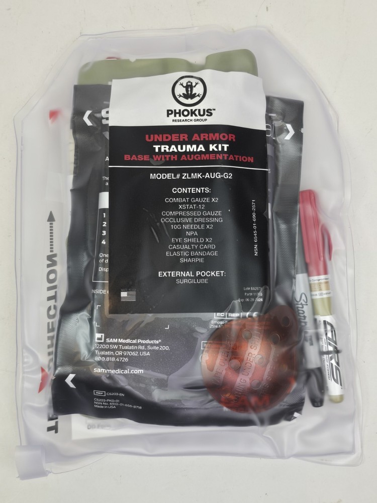 Phokus Kit Under Armor Trauma Kit Base With Augmentation X
