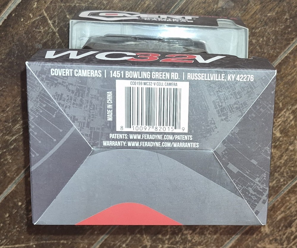 Verizon Cell Camera Covert Scouting Cameras with 32MP & 100' Flash Range- #WC32V