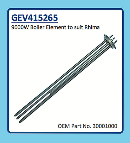 RHIMA BOILER ELEMENT 9000W GEV415265 30001000