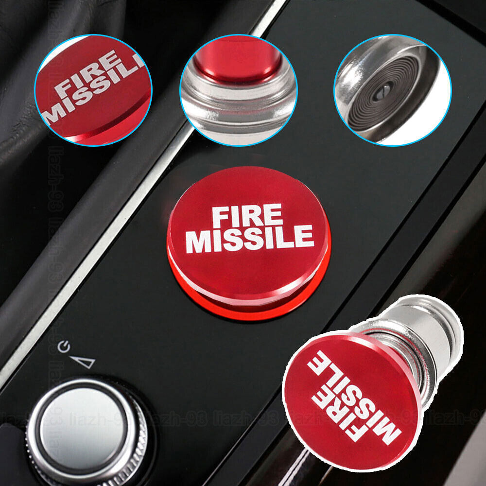 Car Cigarette Lighter FIRE MISSILE Button Replacement 12V Push Button Universal