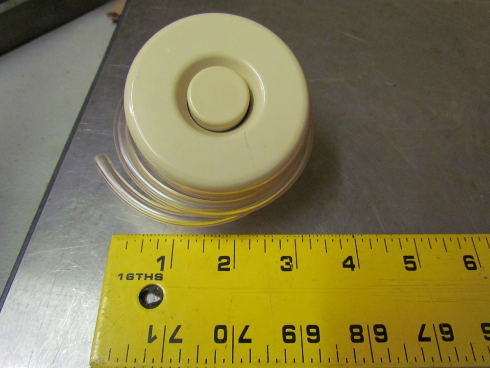 Quality Bone Push Button Switch Gasket, Nut Bulkhead Style & 5 ft hose