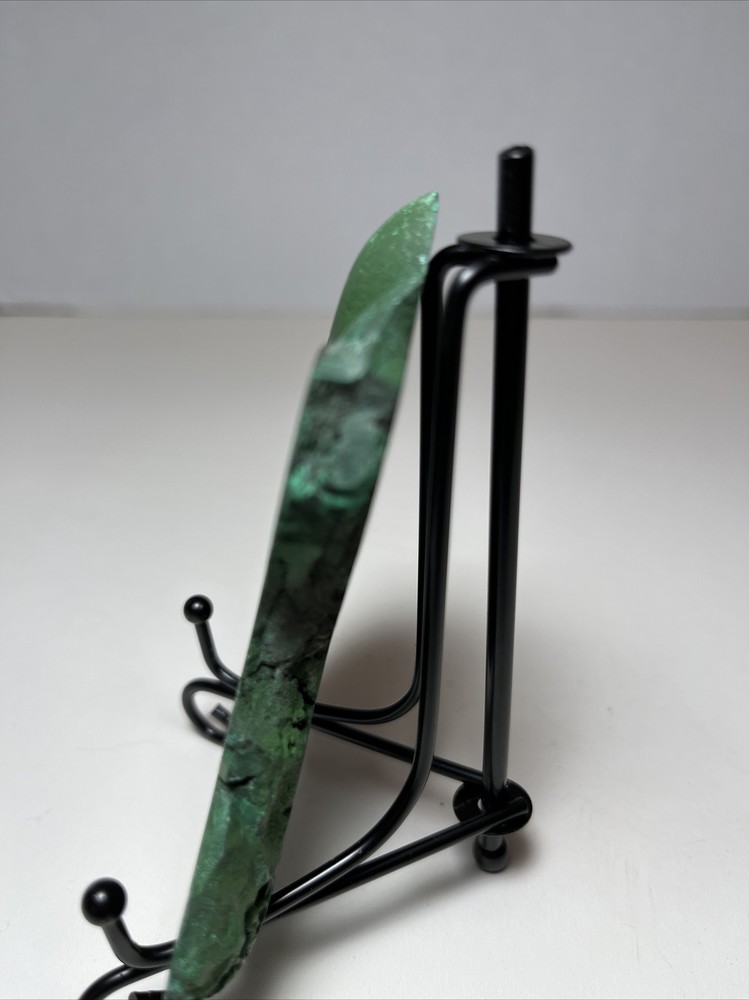 Malachite Slab With Stand