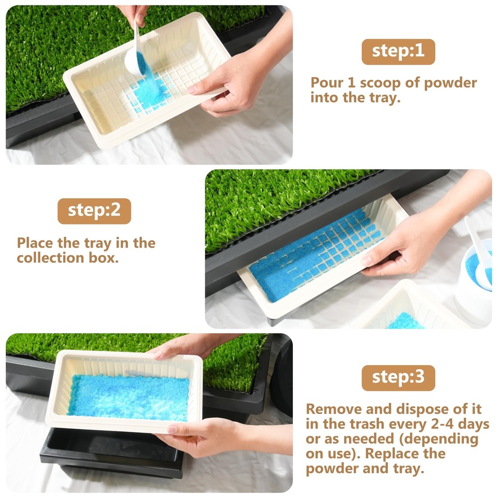 20-Pack Pet Loo Pee-Pod Refills with Sponge Compatible with PetSafe Portable ...