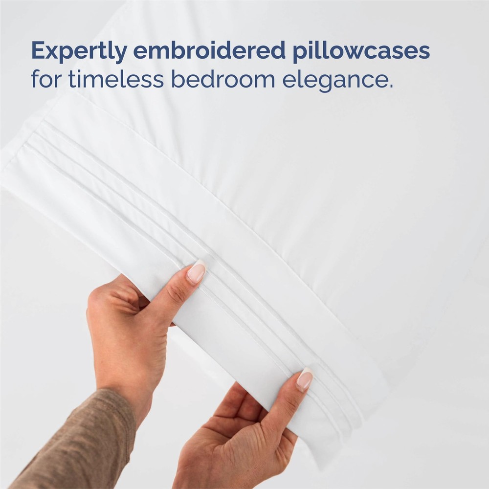 Split King Size 5 Piece Sheet Set - Comfy Breathable Cooling Bed Sheets Set ...