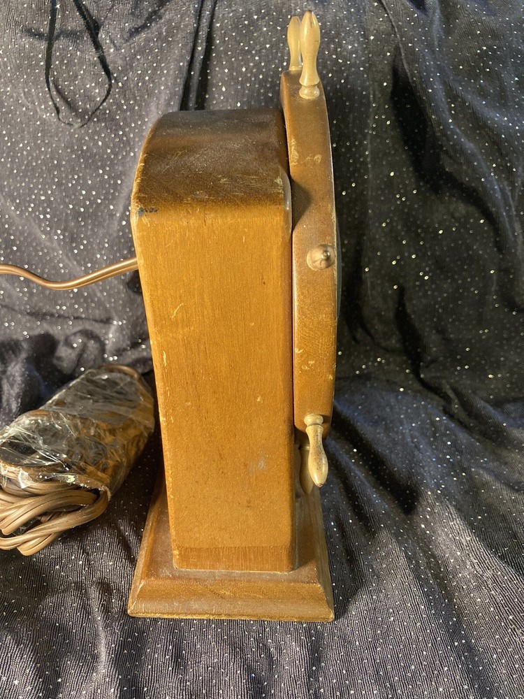 Seth Thomas Ship's WHEEL Electric Clock - Helmsman WORKING