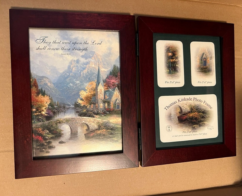 Thomas Kinkade Inspirational Photo Frame-Bifold