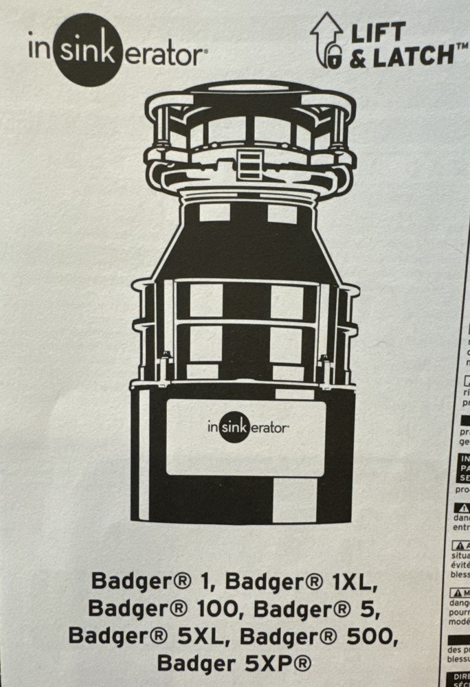 NEW Insinkerator Badger Garbage Disposal Quick Lock Mounting Flange Kitchen Sink