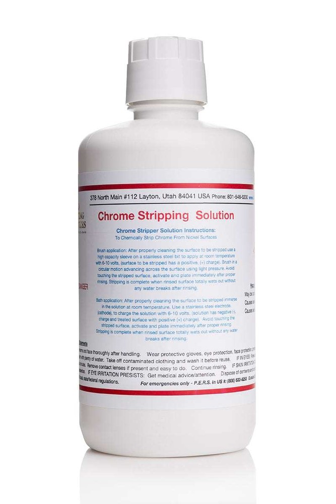 Chrome Stripping Solution - 32 oz/1 Liter