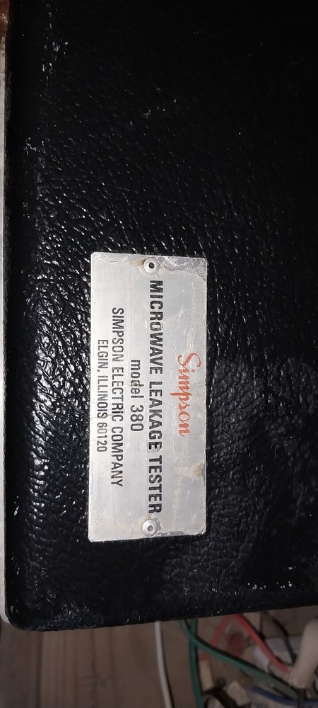 Microwave Leakage Detector