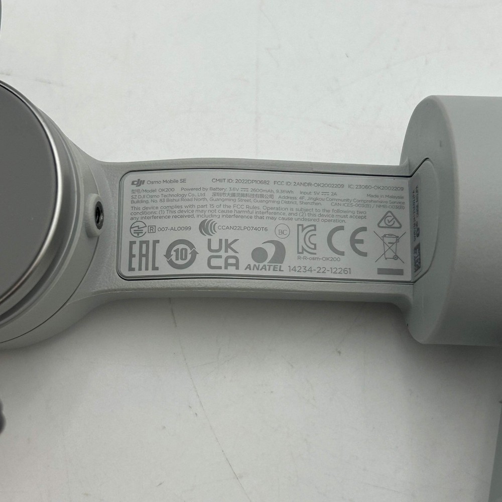 DJI Osmo Mobile SE Phone Accessory Gray Used - A