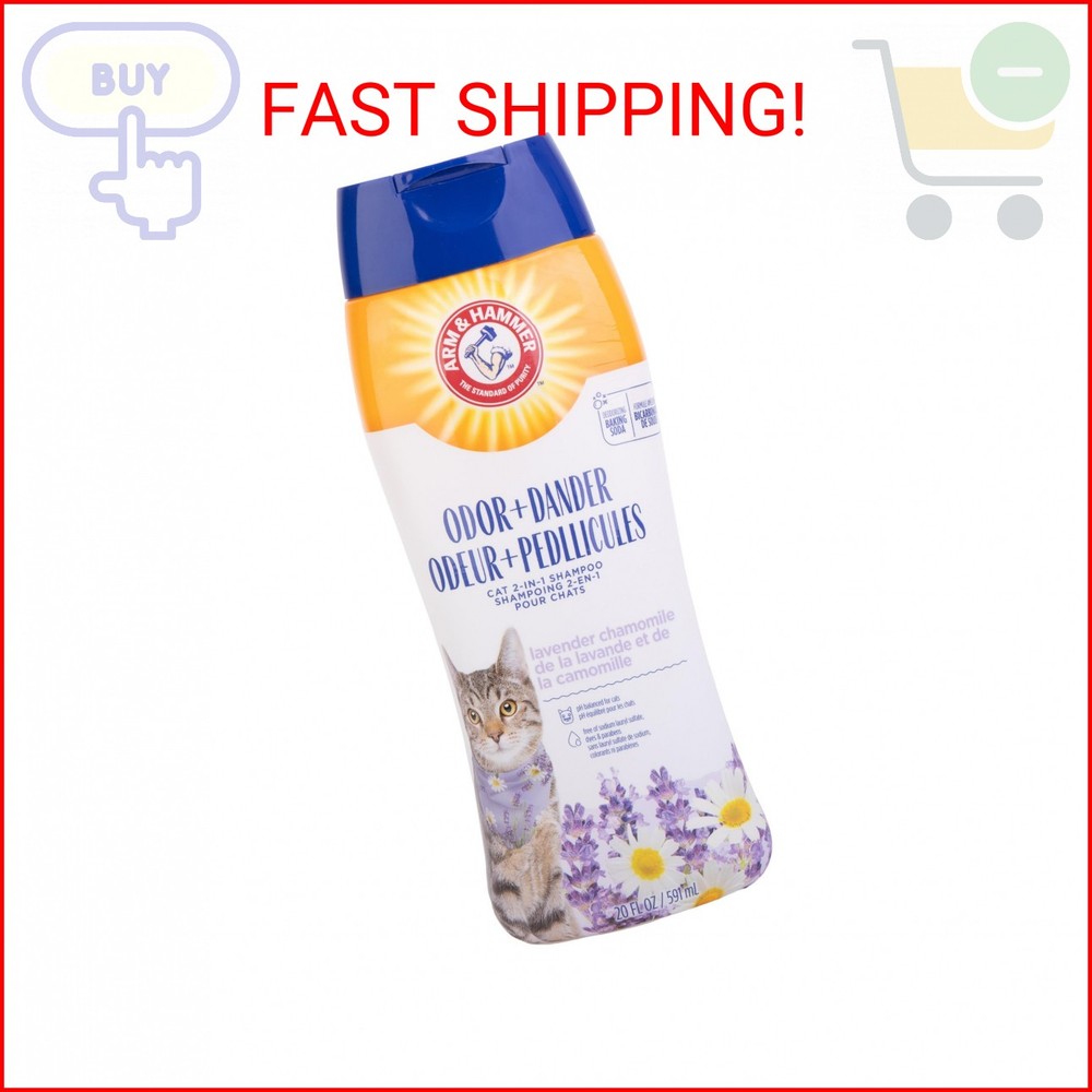 2-in-1 Deodorizing Dander Removing Cat Shampoo