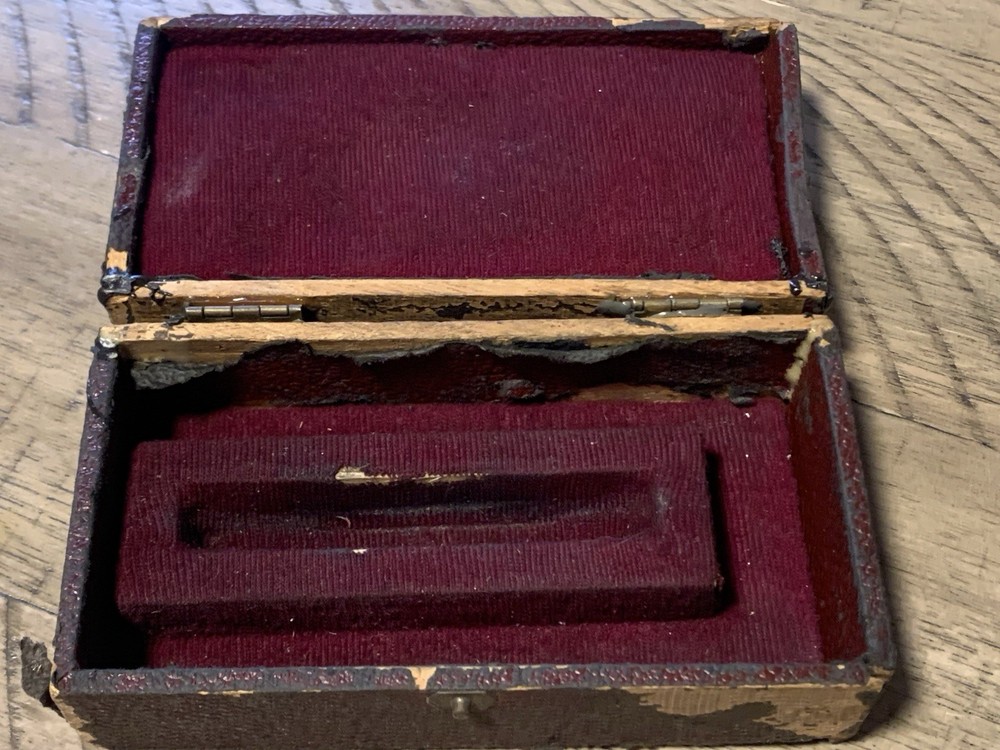 OLDER INTERAPID DIAL TEST INDICATOR Box Only  Looks Rough Works Missing Latch