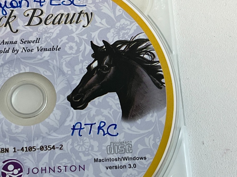 PP33: " Black Beauty" Don Johnston Computer Book
