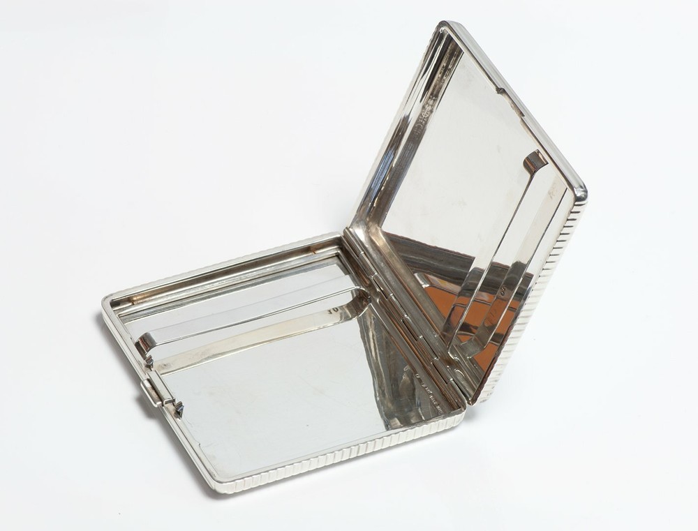 Vintage Cartier Sterling Silver Cigarette Case