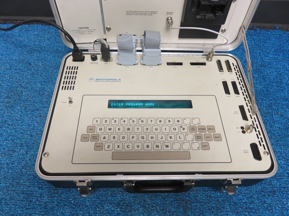 MOTOROLA R-1801A DIGITAL ANALYZER CONTROLLER READER PROGRAMMER RTL-5832