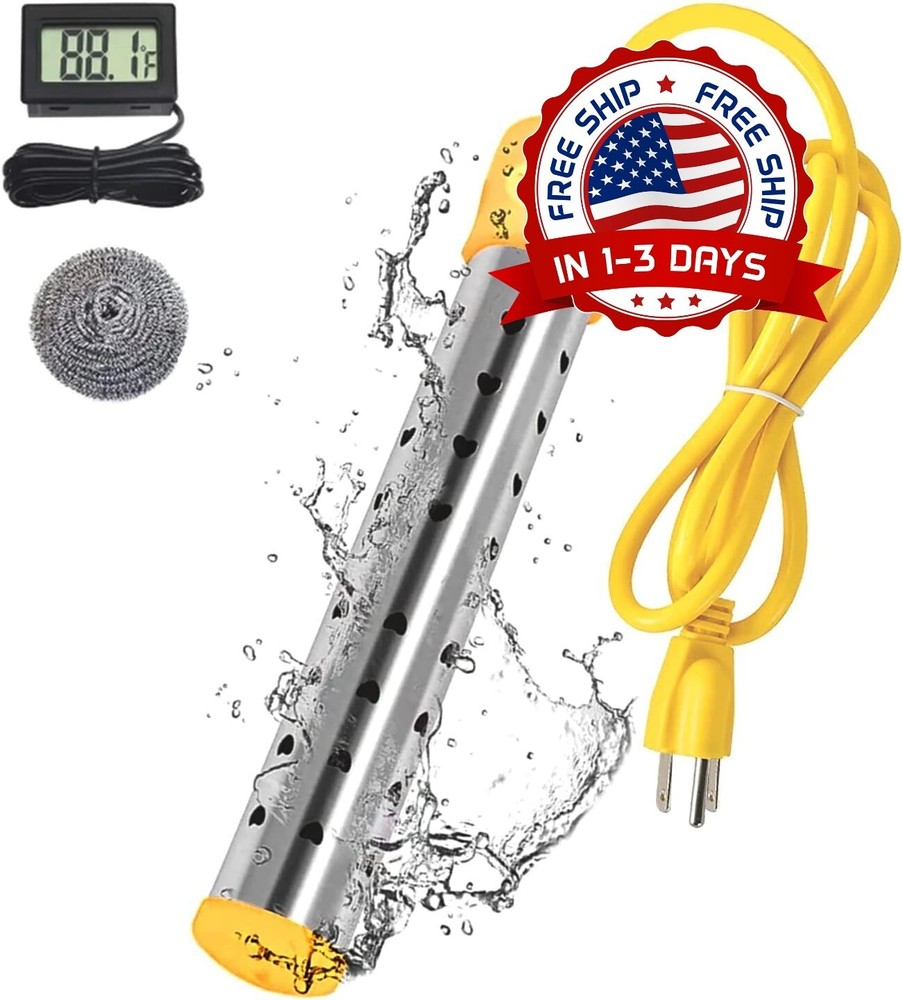 Calentador De Piscina Para Calentador De Agua De Piscina Elevada 1500 Watts NEW.