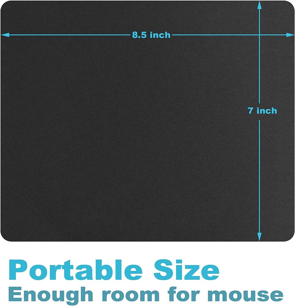 2-Pack Non-Slip Mouse Pad Stitched Edge PC Laptop For Computer PC Gaming Rubber