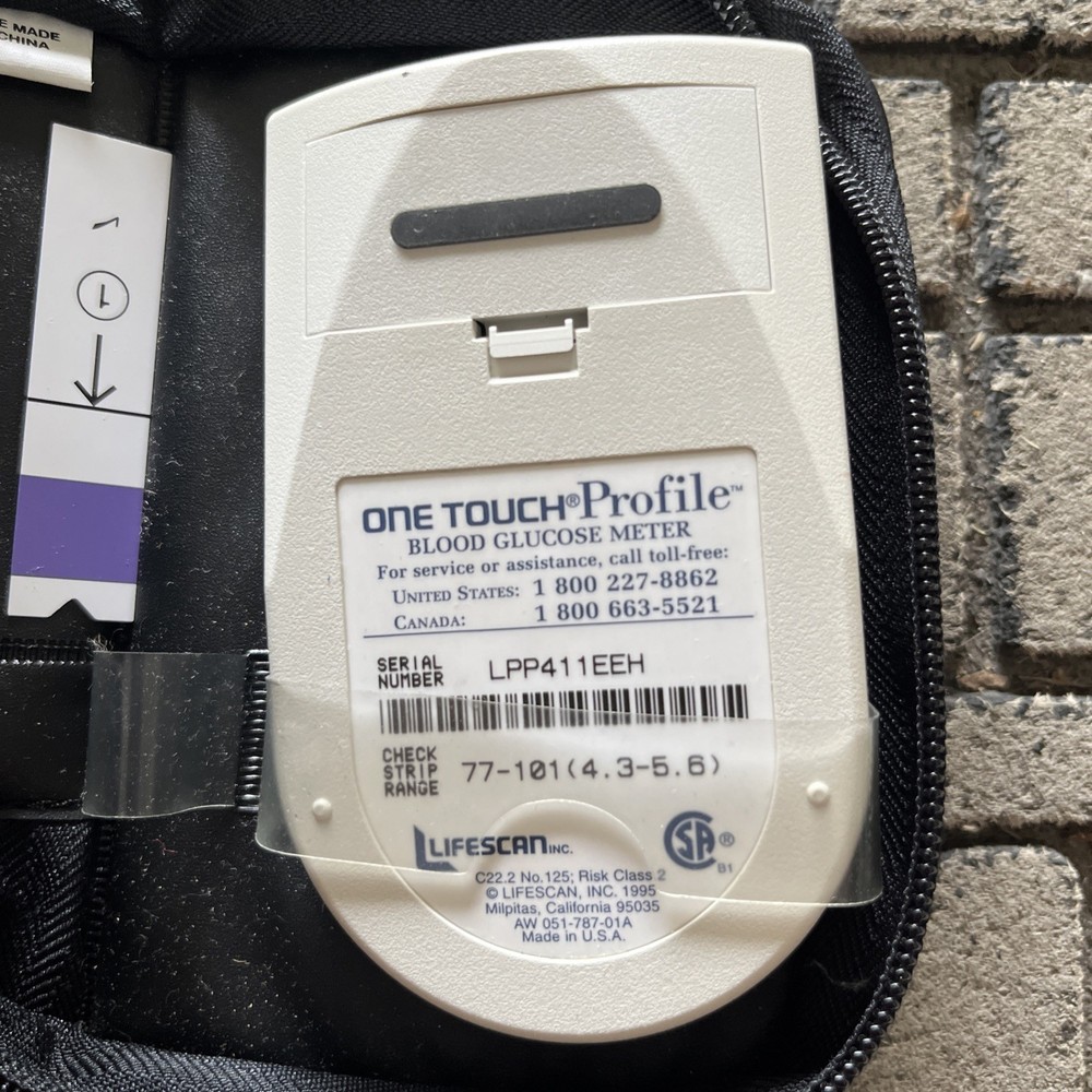One Touch Profile Meter And Case