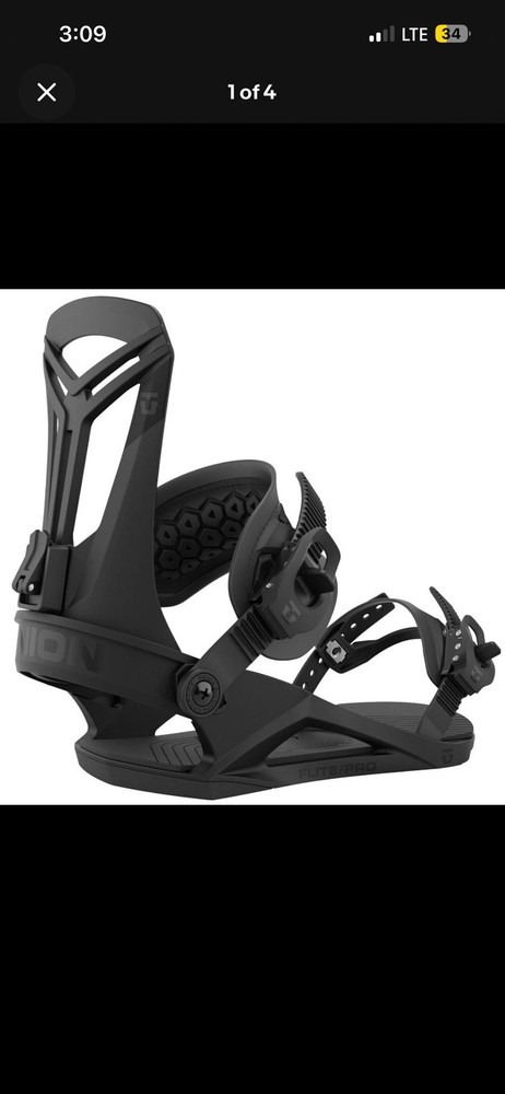 Union Flite Pro - 2023 Men's Snowboard Bindings - mediums Black