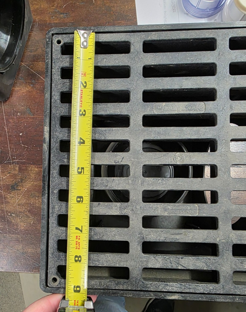 POLYLOK 9"x9" Catch basin w/ grate