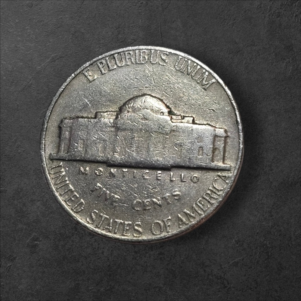 1966-P JEFFERSON NICKEL WITH ERRORS ON DATE, FS, CIRCULATED