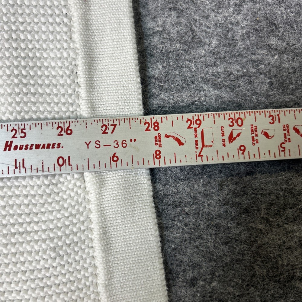 Circo Large Rectangle White Stretchy Baby Blanket