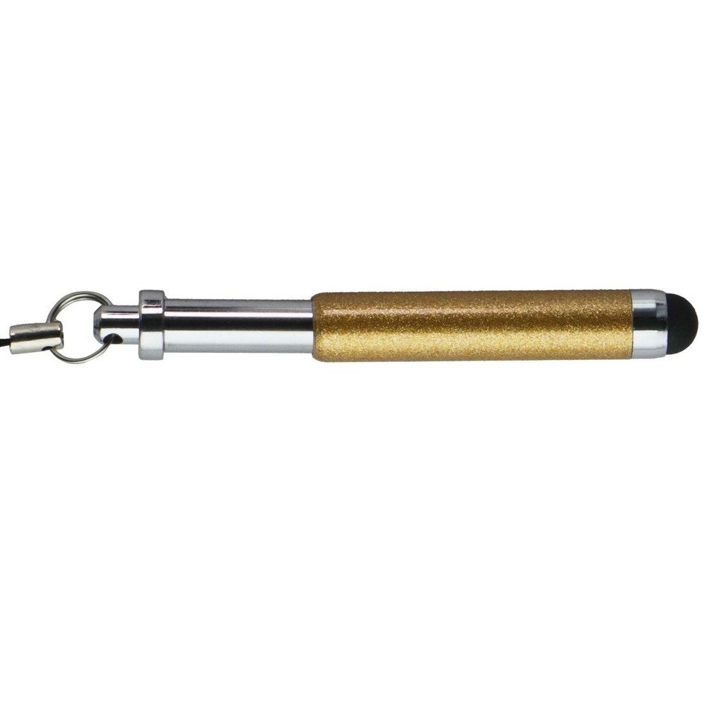 Mini Stylus Pens for Touchscreen Devices - Gold Glitter - 5 Pack