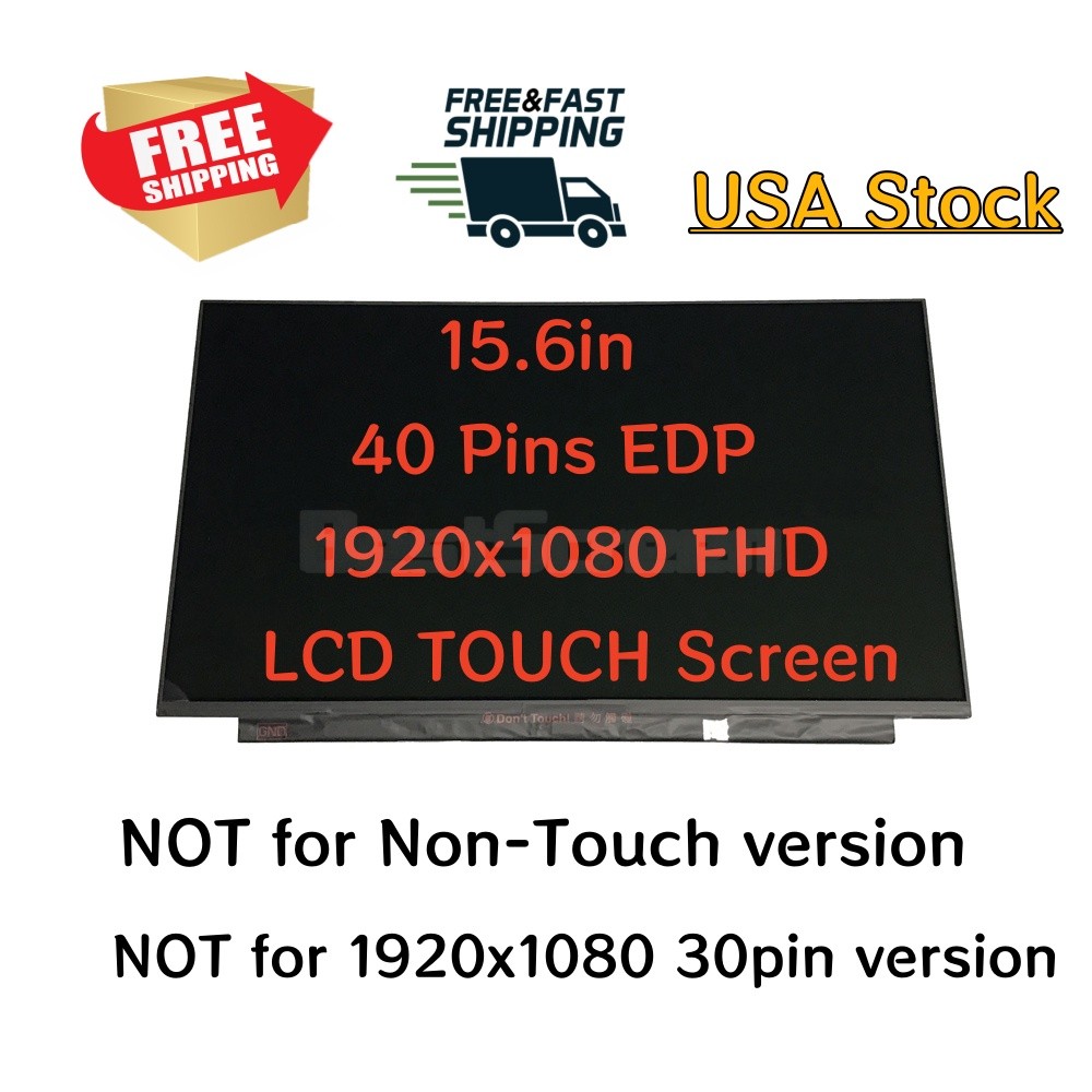 B156HAK02.3 40 Pins Touch Screen Replacement LCD LED Display