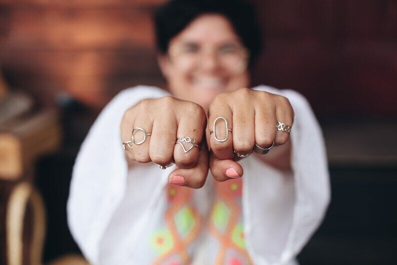 Fill Ring 925 Solid Sterling Silver Band &Statement Ring Handmade Ring All size