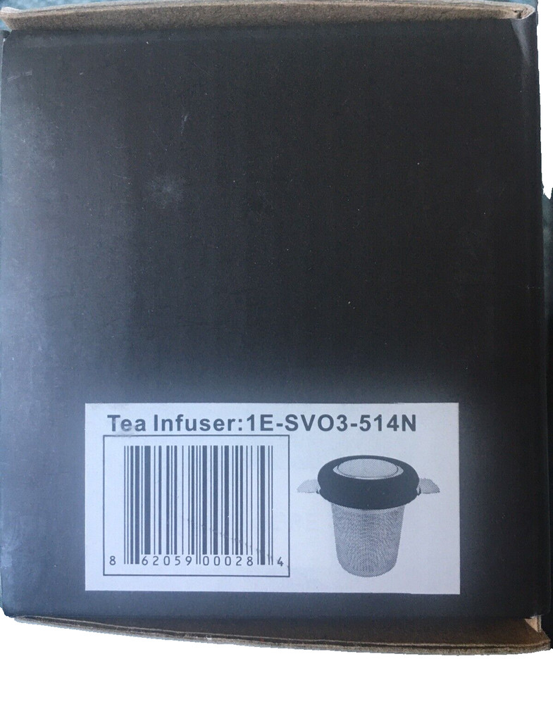 18/8 Stainless Steel Extra-Fine Mesh Tea Infuser with Lid