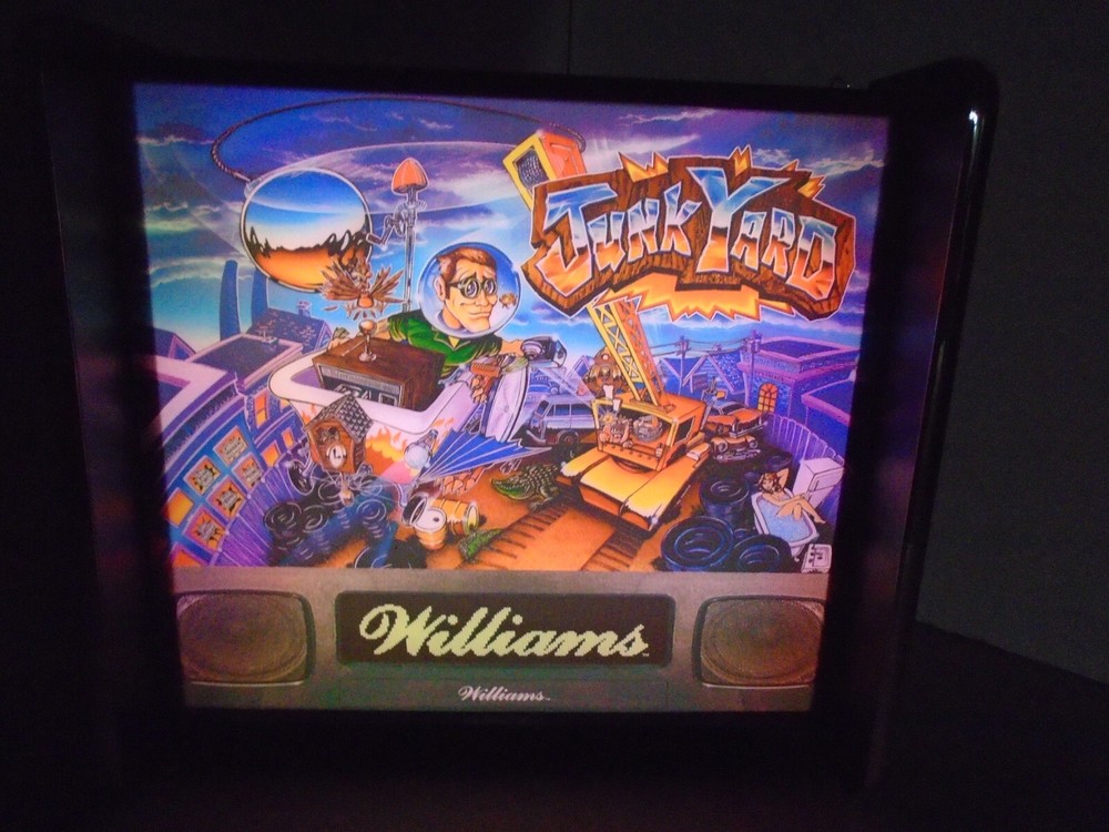 Williams Junkyard Pinball Head LED Display light box