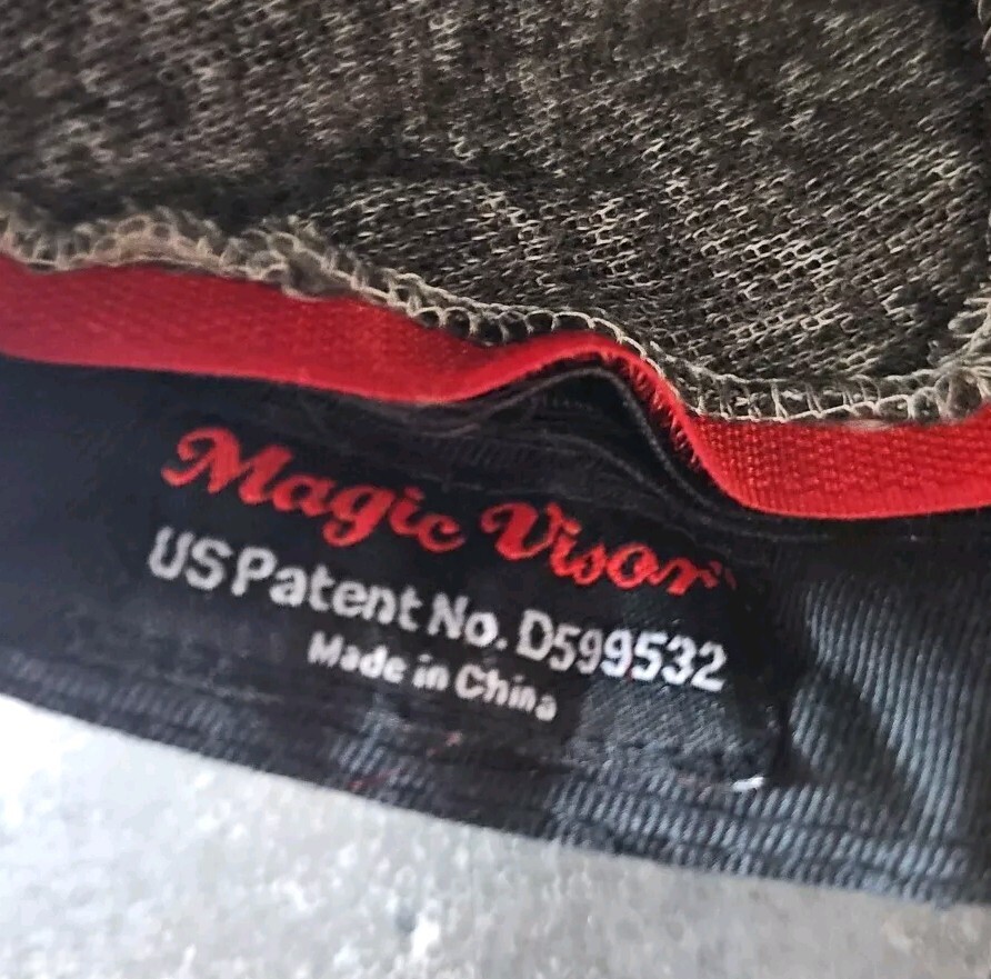 Magic visors Silver Grey Hair Foldable Hat