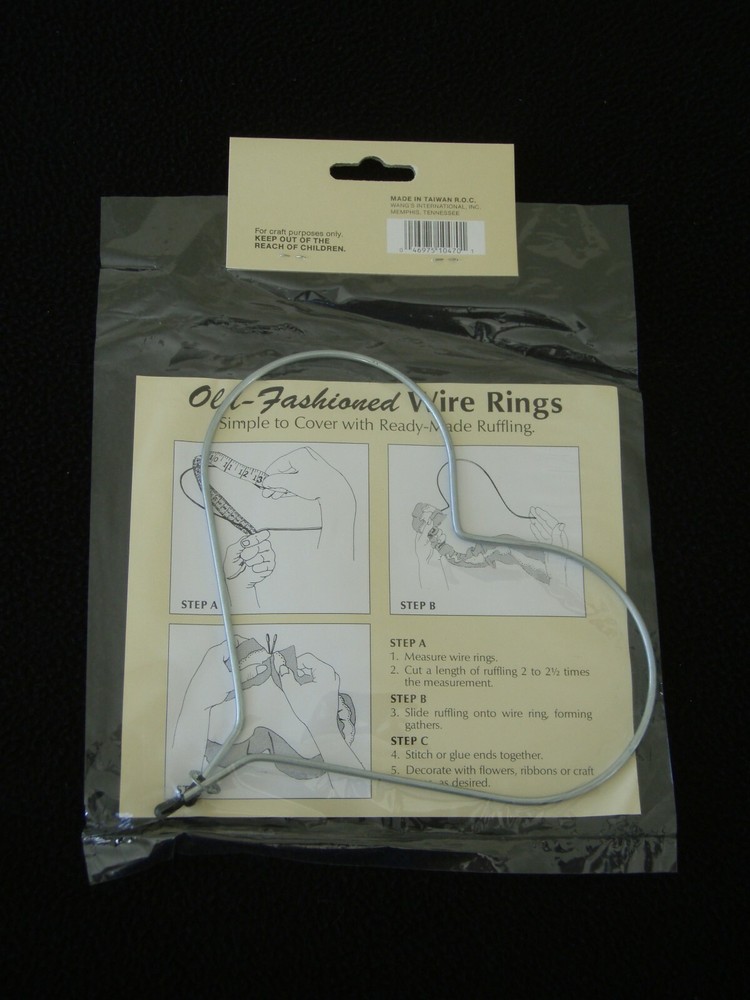 Old-Fashioned Crafts Wire Ring - Heart Shaped (WR105)