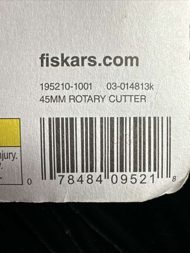 Fiskars 45mm Titanium Rotary Cutter New 2012