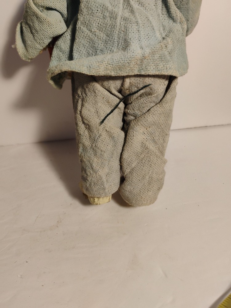 Primitive Handmade Hippie Looking Easter Bunny Rabbit 9 Inches High