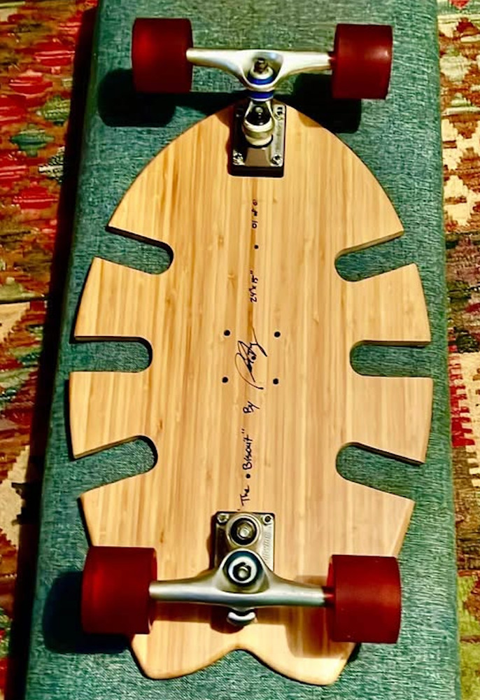 Hamboards • Biscuit • Complete Skateboard 24" • Signed & Numbered 01/01 - unique