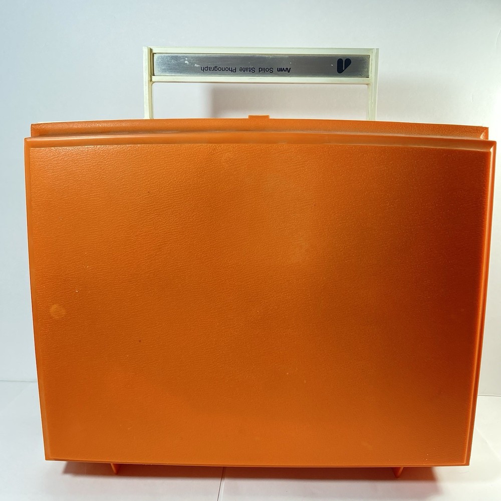 Arvin Solid State Phonograph Orange Read Description