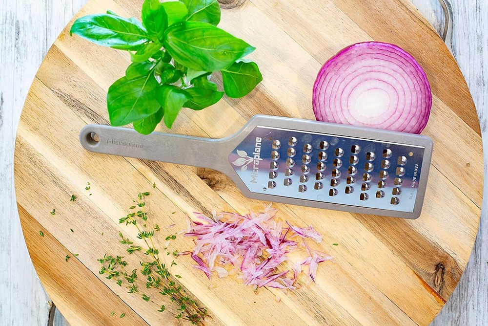 Microplane EcoGrate Series Extra Coarse Blade Cheese Grater - Dover Grey