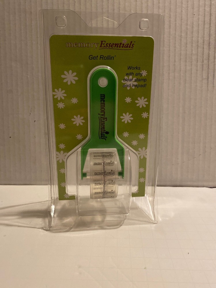 Memory Essentials Scrapbooking Tool Get Rollin’ Adhesive Wheel With Handle New