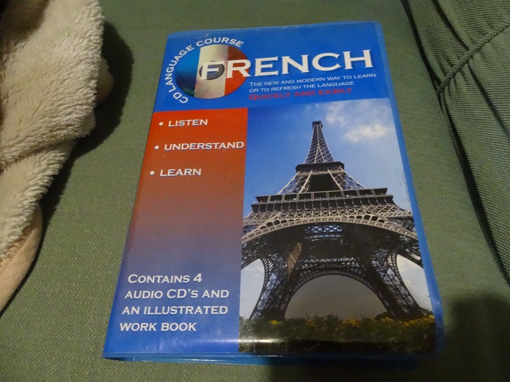4XCD / BOOK / PLASTIC CASE - FRENCH LANGUAGE COURSE - CAXTON