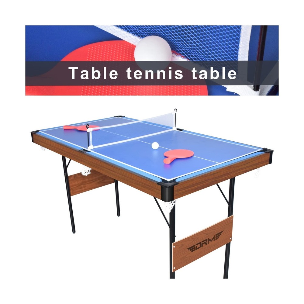 DRM 55Inch Multi Function 3 in 1 Combo Game Table, Folding Pool Table/Billiar...