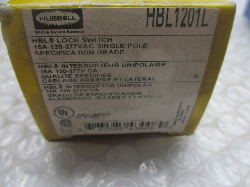 HUBBELL HBL1201L SWITCH NSMP