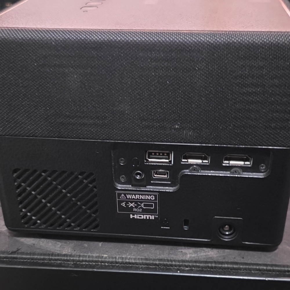 Epson EF-12 HA14A LCD Projector Black USB HDMI with Remote & Power Adapter