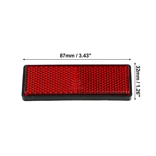 Front Lower Fork Reflector Sticker Rear Saddlebag Reflective Cover Universal