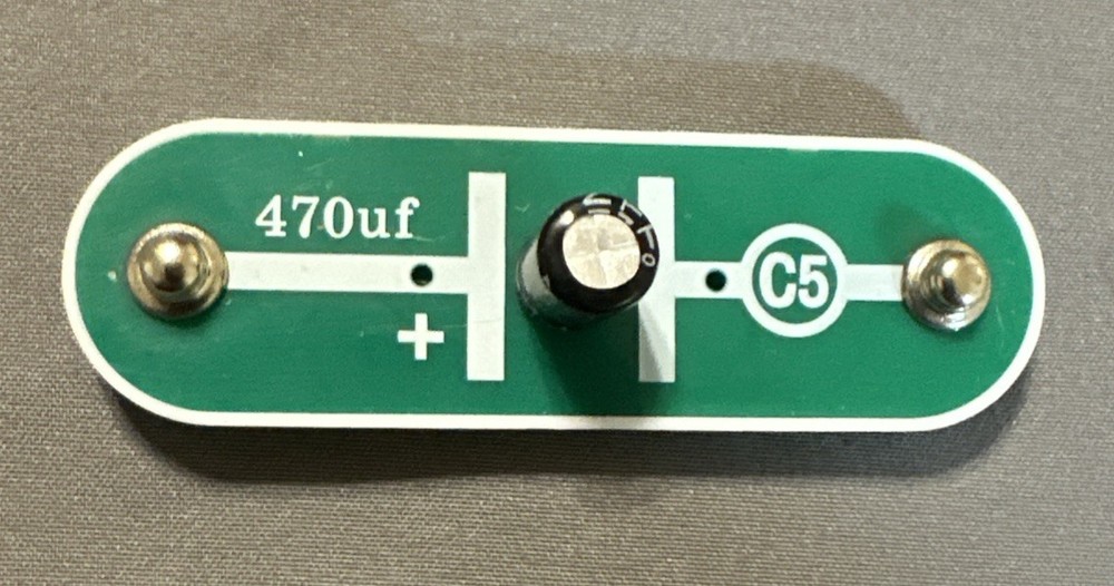 Snap Circuits Elenco C5 Slide Switch 470uF Capacitor