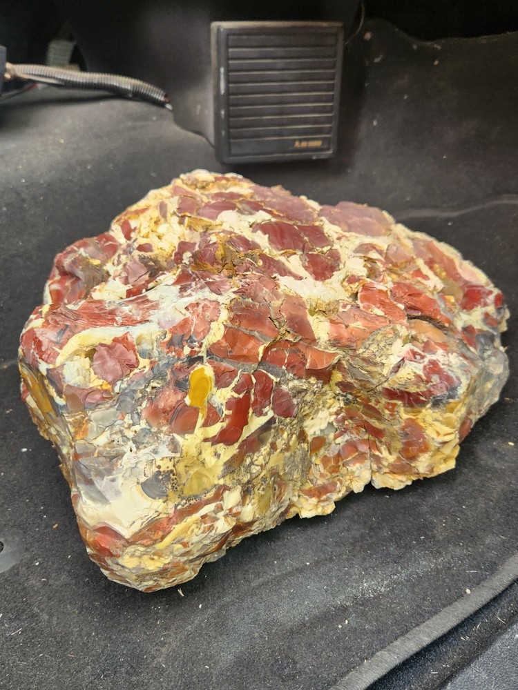 brecciated jasper large rough rock 16 x 10 Beautiful patterns
