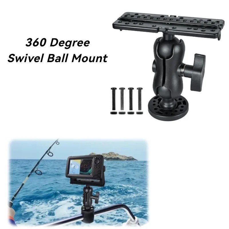 360 Degree Composite Mount for Fishfinder Marine Electronics GPS Brackets