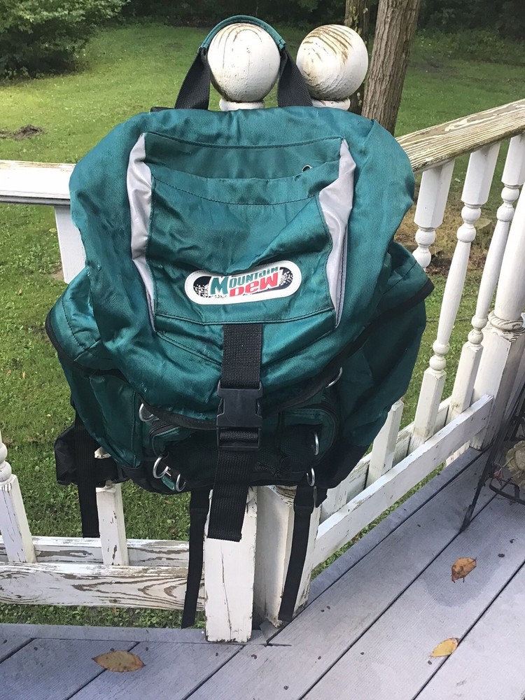 Mountain Dew Green Large Backpack ( Pre Owned)