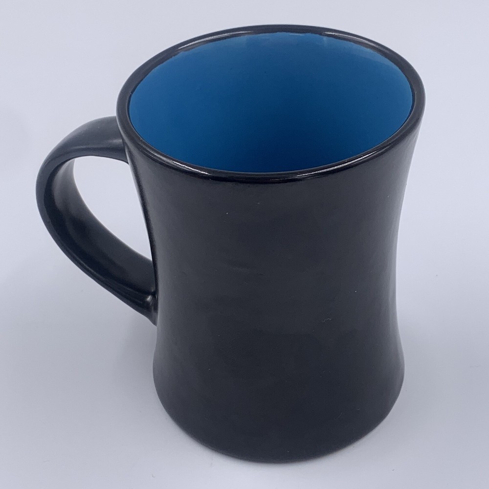 Gulf Coast Winter Classics Equestrian Event Ceramic Coffee Mug Matte Black Blue