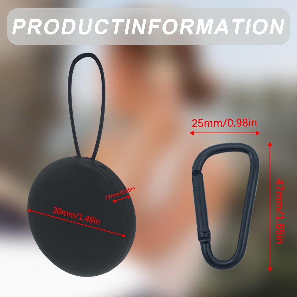 4 Pack Mini Portable Earplug Cases Ear Plug Holder for Business Trip